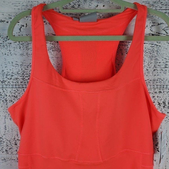 Athleta PR Tank 2 Ember Orange Outdoor Athletic Tank Top Size 2X Plus NEW - Picture 3 of 12